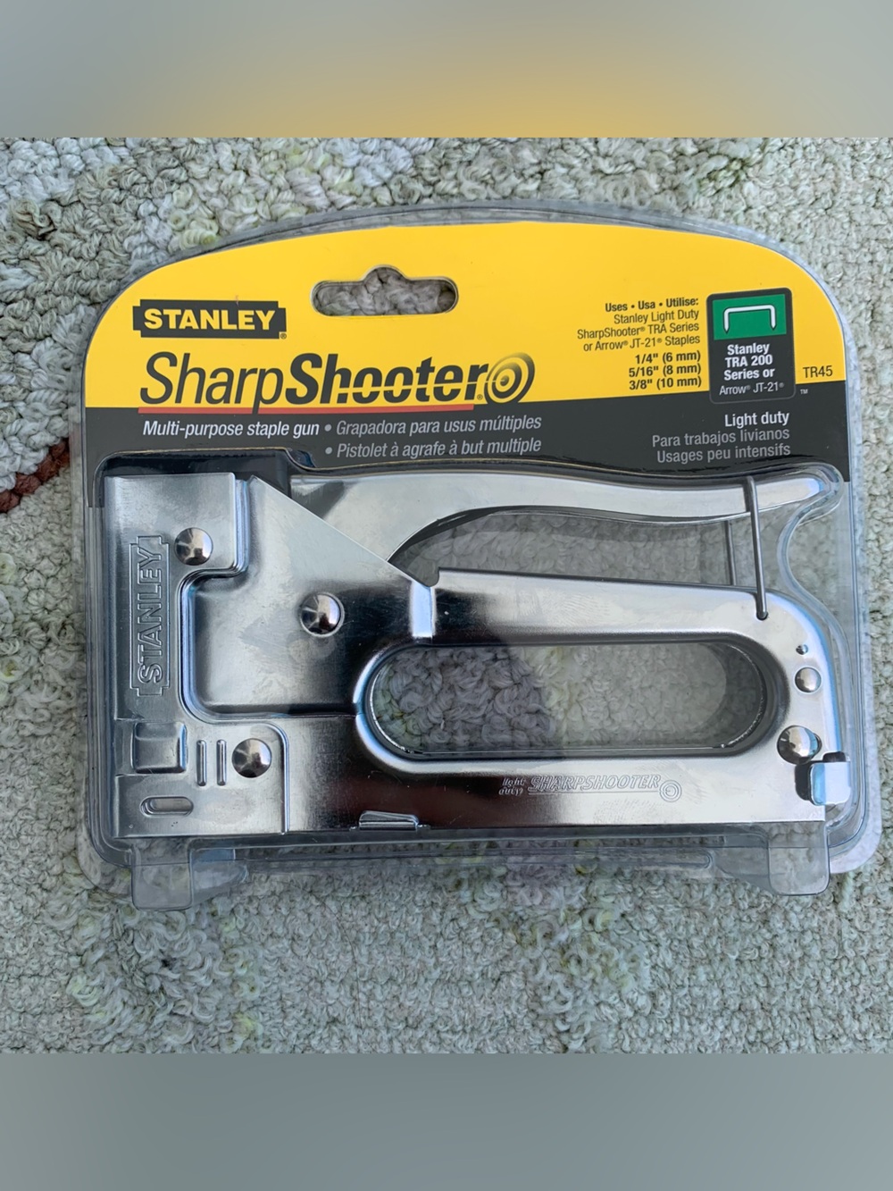 Stanley SharpShooter TR45 staple gun
